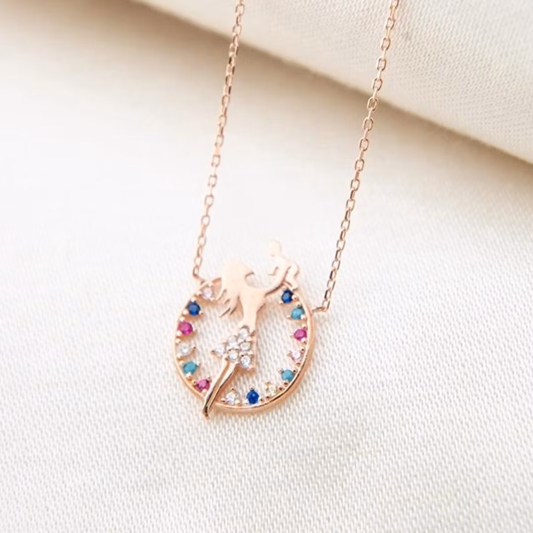 Einzelstück - Mamma Necklace - Rosegull