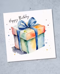 6pk Birthday Cards - Gaver