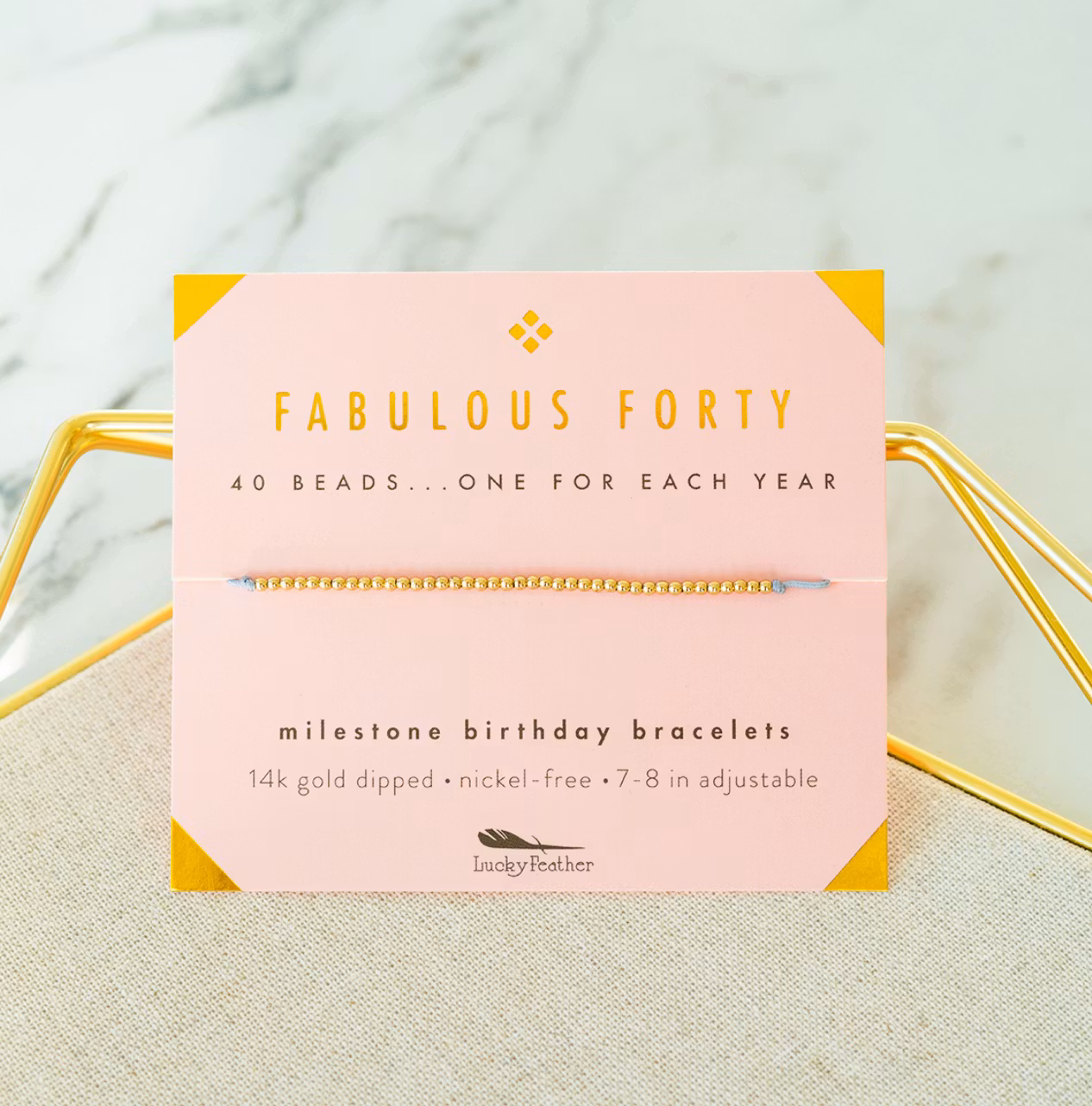 Lucky Feather - Fabulous 40 Bracelet