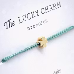 Parsley & Pepper - Lucky Charm Bracelet - Clover - Mint