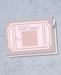 Raus Hverdag - Love Ticket Skrapekort