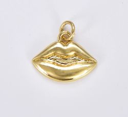 Beads Creation - Lips Charm Pendant