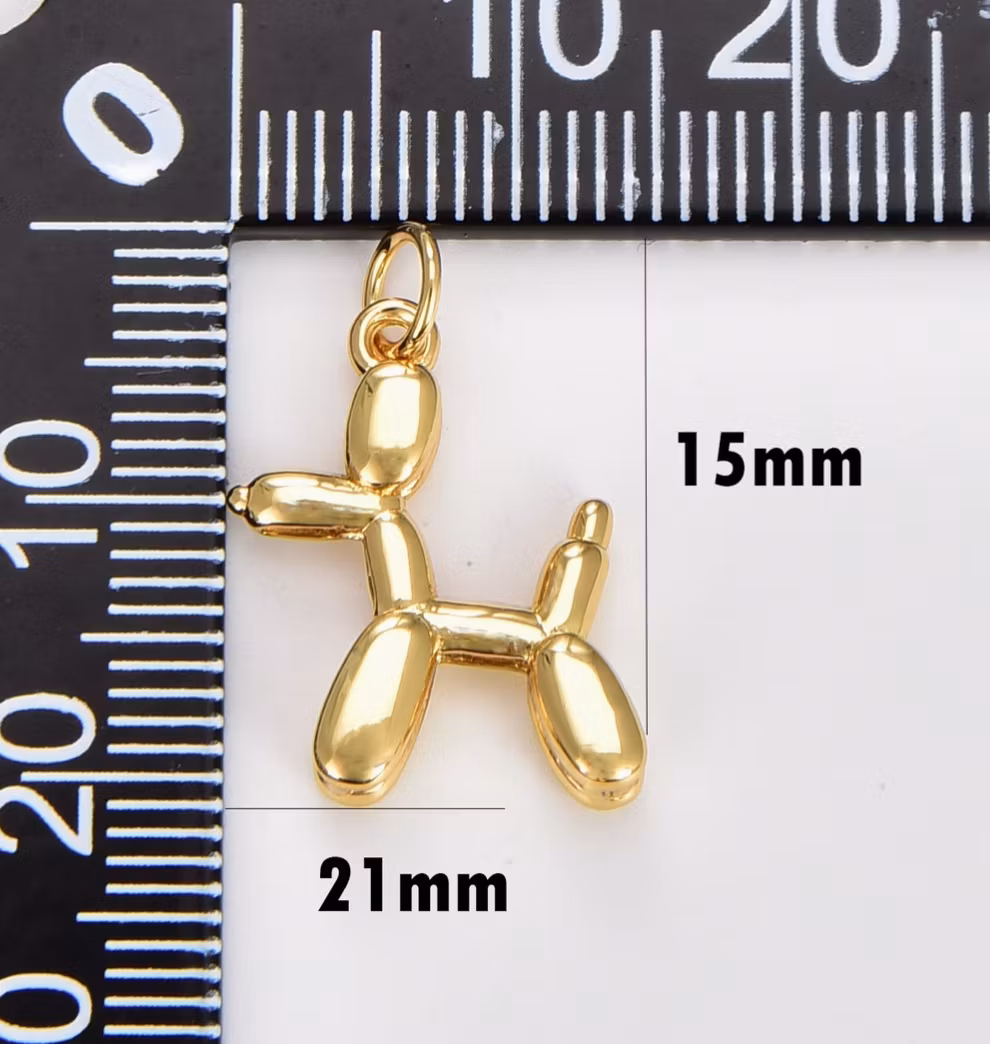 Beads Creation  - Balloon Dog Charm