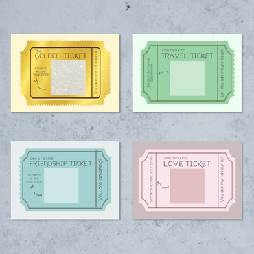 Raus Hverdag - 4pk Ticket Skrapekort