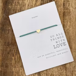 Parsley & Pepper - Friendship Heart  Bracelet - Mint