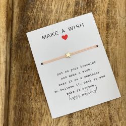 Parsley & Pepper - Friendship Bracelet - STJERNE - Lys Rosa