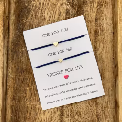 Parsley & Pepper - Friends for Life Bracelet - Blue Heart