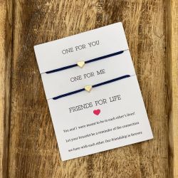 Parsley & Pepper - Friends for Life Bracelet - Blue Heart