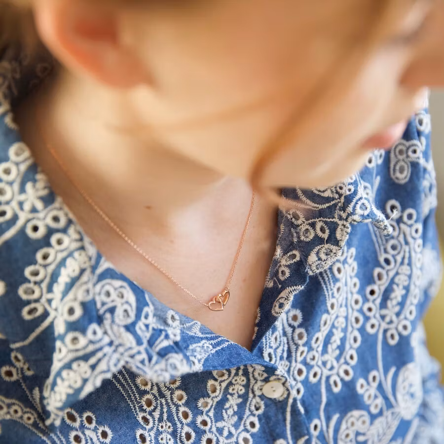 Lisa Angel - Interlocking Hearts Necklace