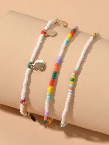 3pcs Bohemian Disc Charm  Bracelet