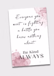 10pk "Be kind - ALWAYS" kort