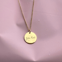 Soneto Jewelry Gullkede "You Rock"