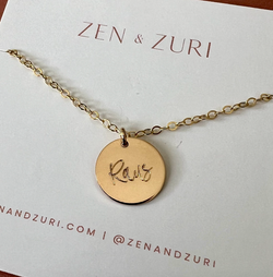 Zen & Zuri Gullkjede - "RAUS"