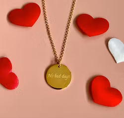 Soneto Jewelry Gullkede "No bad days"