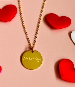 Soneto Jewelry Gullkede "No bad days"