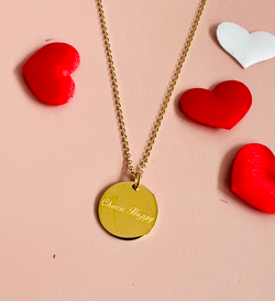 Soneto Jewelry Gullkede "Choose Happy"
