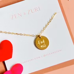 Zen & Zuri Gullkjede - "Kick Ass"