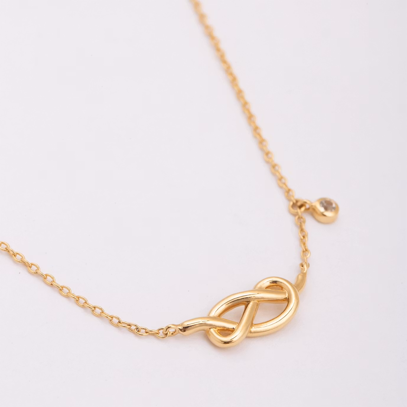 Wanderlust + Co - Flow Gold Drop Necklace