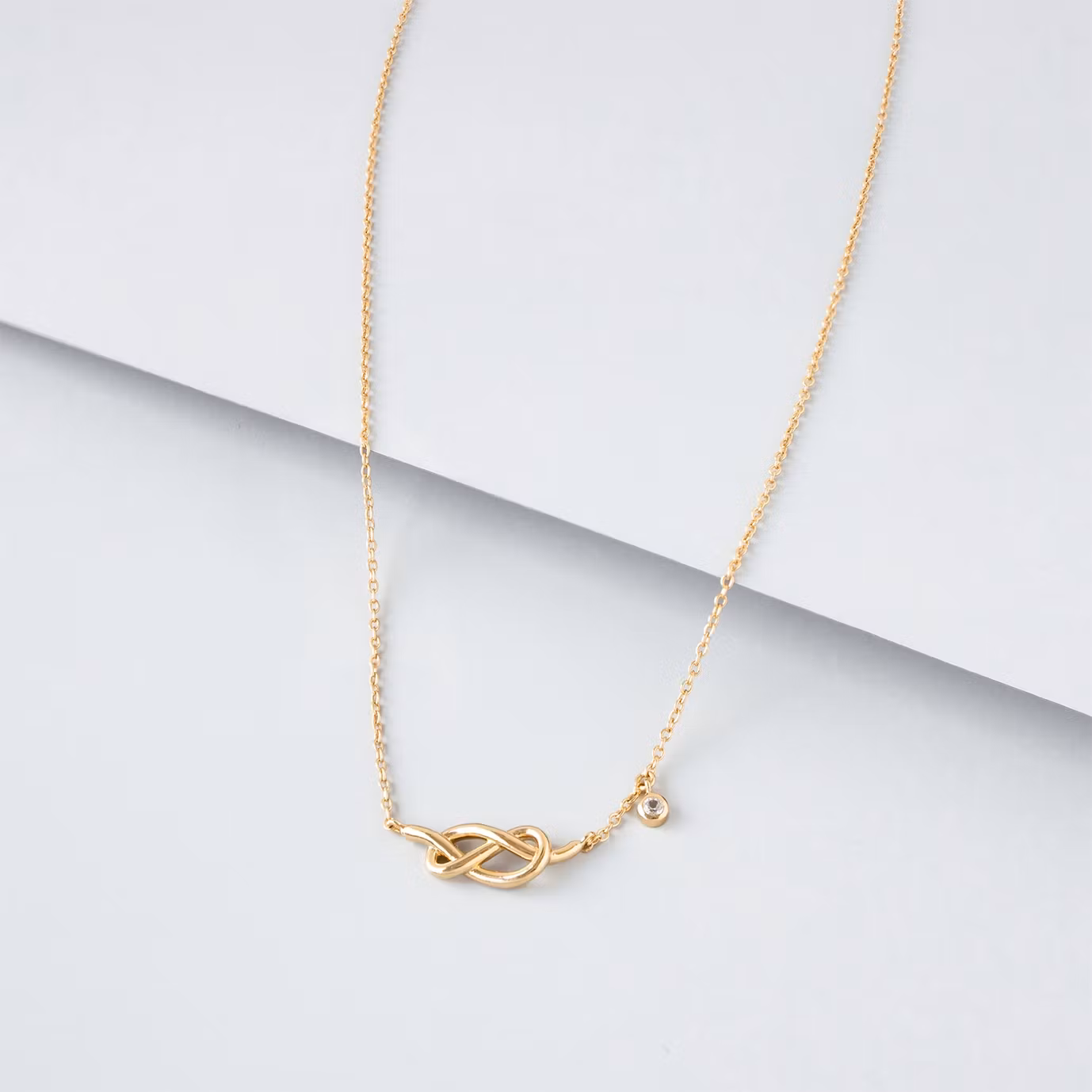 Wanderlust + Co - Flow Gold Drop Necklace