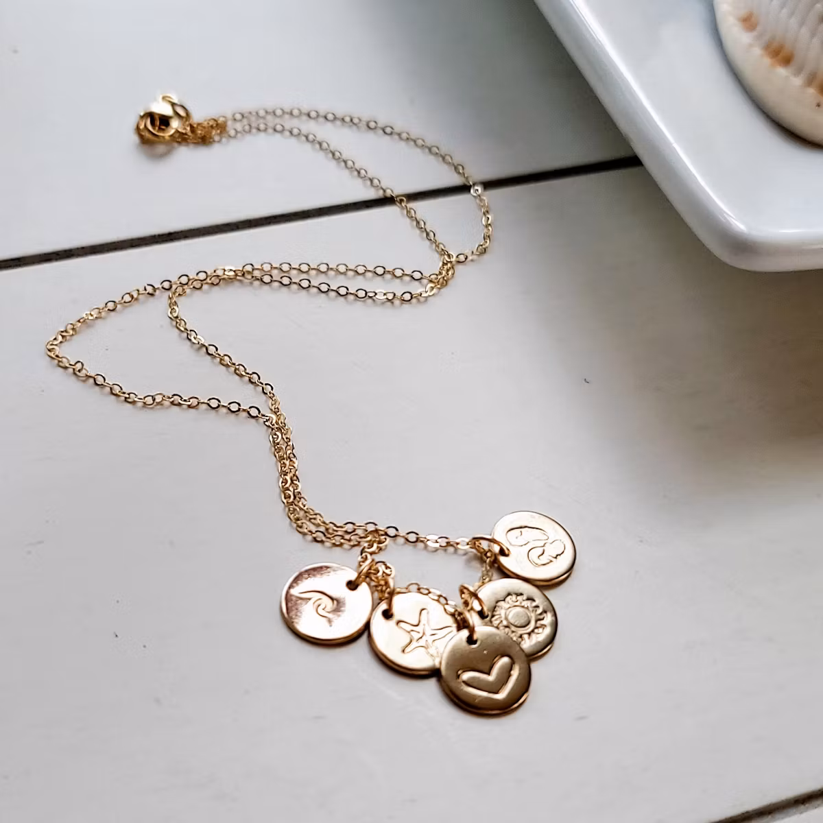 Gigis Petals - Beachday Gullkjede