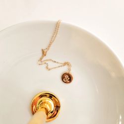 Gigis Petals - & kjede i Rosegull