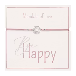 Crystals HCA Jewellery -  "Be Happy Bracelet" - Mandala of Love