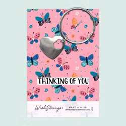 Wishstring Keyring- “Thinking of you”