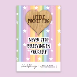 Wishstring - Keepsake Pockethug - Believe in yourself