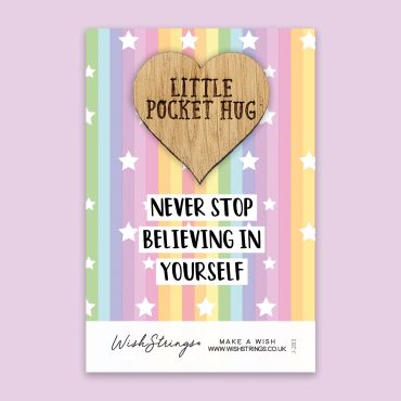 Wishstring - Keepsake Pockethug - Believe in yourself