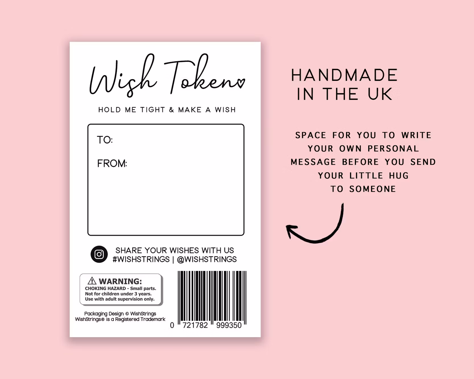 Wishstring - Keepsake Pockethug - Believe in yourself