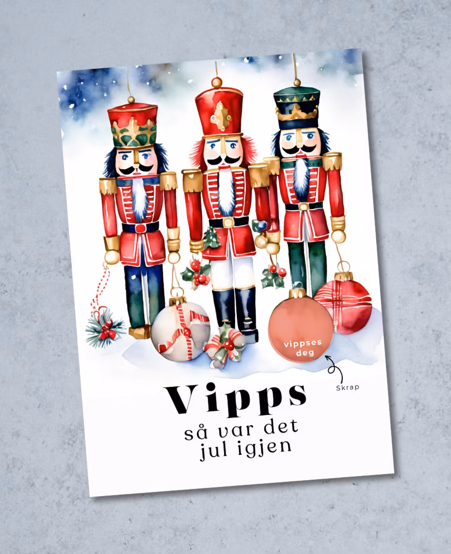 Vipps Julekort - Nøtteknekker