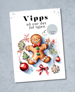 Vipps Julekort - Pepperkake