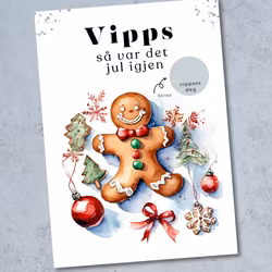 Vipps Julekort - Pepperkake