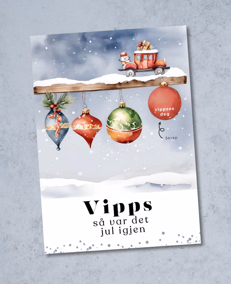 Vipps Julekort - Julekuler