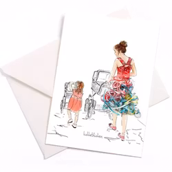 Lütteblüten kort - Trille barnevogn