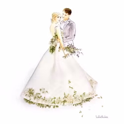 Lütteblüten kort - Drømmebryllup