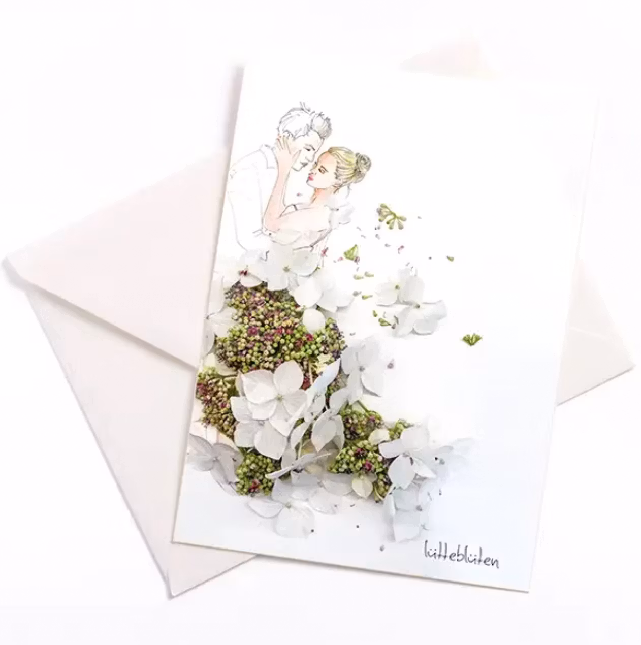 Lütteblüten kort - Bryllupsdag