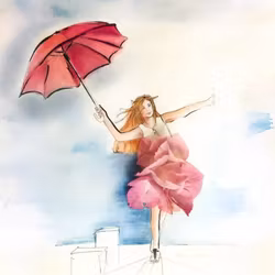 Lütteblüten kort - Above the Roofs