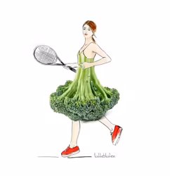 Lütteblüten kort - Tennisjente
