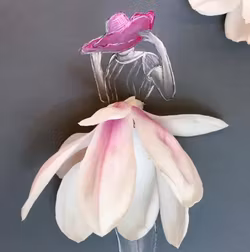 Lütteblüten kort - Magnolia
