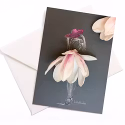 Lütteblüten kort - Magnolia