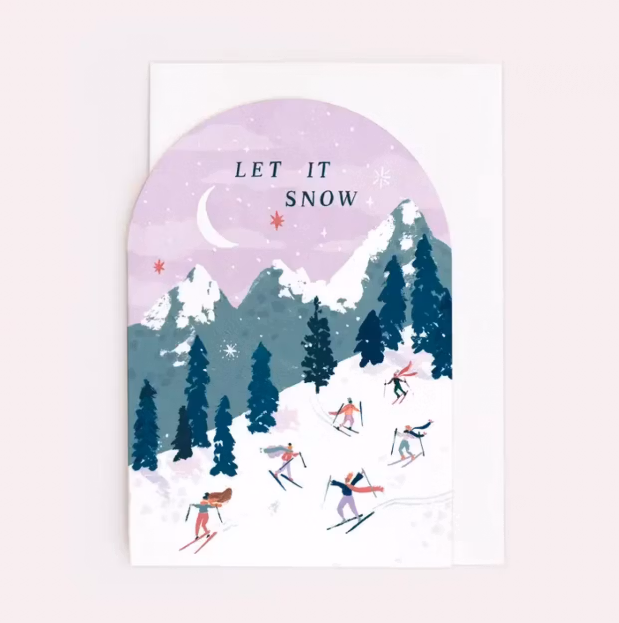 Sister Paper Co - Julekort - Skiers holiday