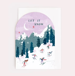 Sister Paper Co - Julekort - Skiers holiday