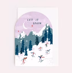 Sister Paper Co - Julekort - Skiers holiday