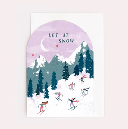 Sister Paper Co - Julekort - Skiers holiday