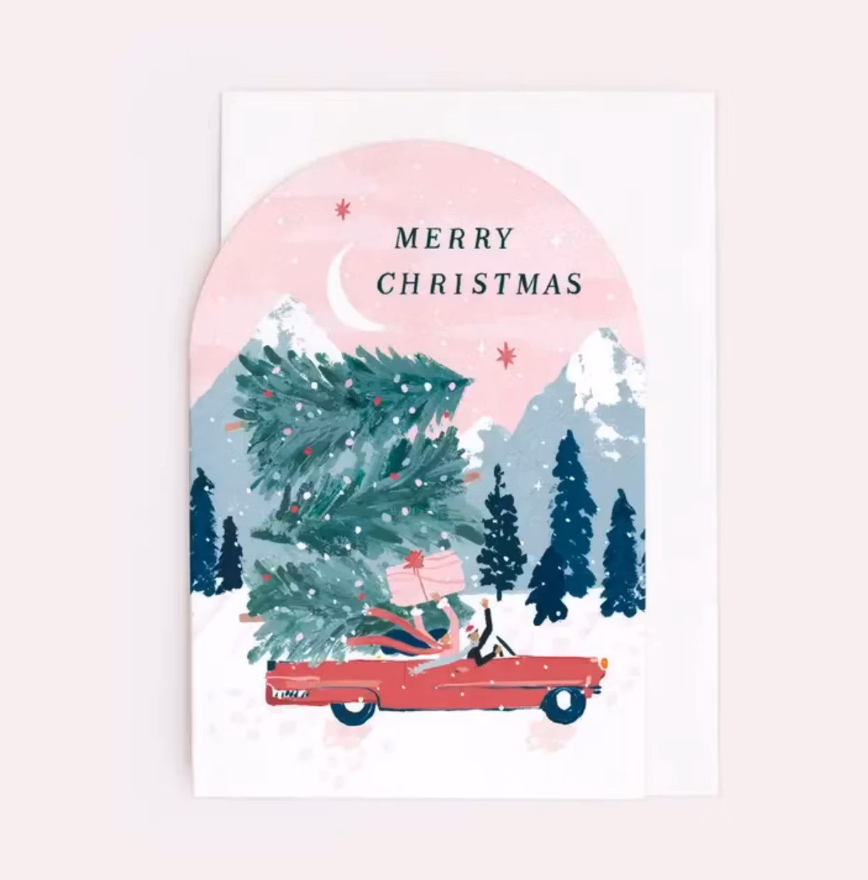 Sister Paper Co - Julekort - Driving Home for Christmas