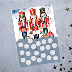 Scratch-off Julekalender - Nøtteknekker