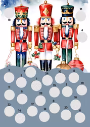 Scratch-off Julekalender - Nøtteknekker