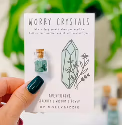 Molly & Izzie - Worry Crystal - Aventurine