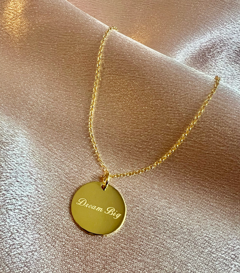 Soneto Jewelry Gullkede "Dream Big"